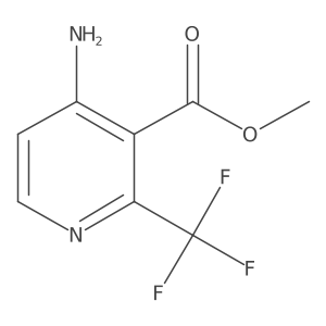 Methyl 4-amino-2-(trifluoromethyl)nicotinate Structure