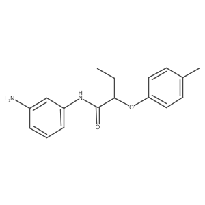 N-(3-Aminophenyl)-2-(4-methylphenoxy)butanamide结构式