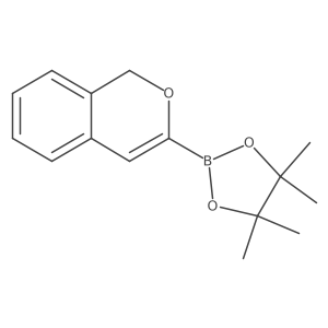2-(1H-isochromen-3-yl)-4,4,5,5-tetramethyl-1,3,2-dioxaborolane结构式