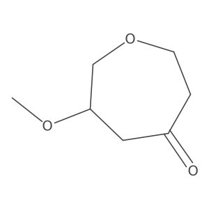 4-Oxepanone, 6-methoxy-, (6R)-结构式