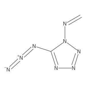 5-Azido-N-methylene-1H-tetrazol-1-amine Structure