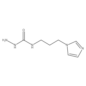 3-amino-1-[3-(1H-imidazol-1-yl)propyl]urea结构式