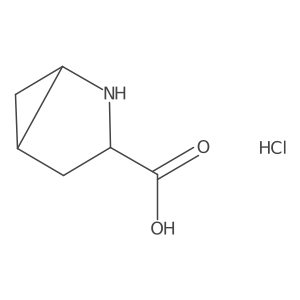 2-Azabicyclo[3.1.0]hexane-3-carboxylic acid hydrochloride Structure