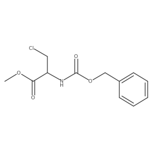 methyl (2S)-2-{[(benzyloxy)carbonyl]amino}-3-chloropropanoate Structure