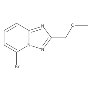 5-Bromo-2-(methoxymethyl)[1,2,4]triazolo[1,5-a]pyridine结构式