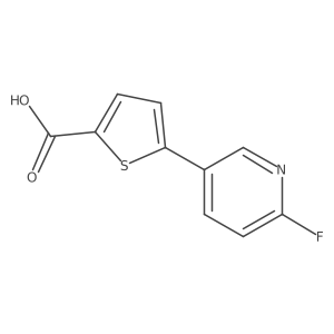 5-(6-Fluoropyridin-3-yl)thiophene-2-carboxylic acid结构式