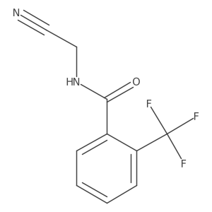 N-(cyanomethyl)-2-(trifluoromethyl)benzamide结构式
