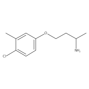 4-(4-Chloro-3-methylphenoxy)-2-butanamine结构式