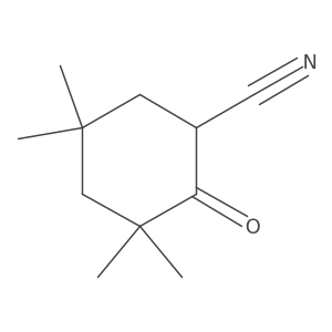 3,3,5,5-Tetramethyl-2-oxocyclohexane-1-carbonitrile Structure