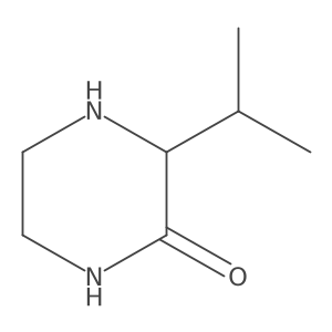 (R)-3-isopropylpiperazin-2-one Structure