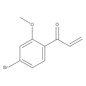 1-(4-Bromo-2-methoxyphenyl)prop-2-en-1-one结构式