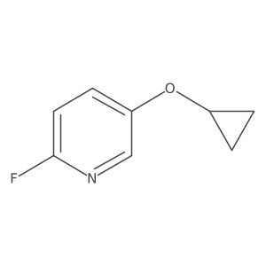 5-Cyclopropoxy-2-fluoropyridine Structure