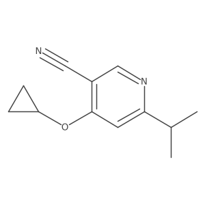 4-Cyclopropoxy-6-isopropylnicotinonitrile Structure