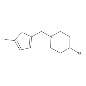 1-[(5-Fluorothiophen-2-yl)methyl]piperidin-4-amine Structure