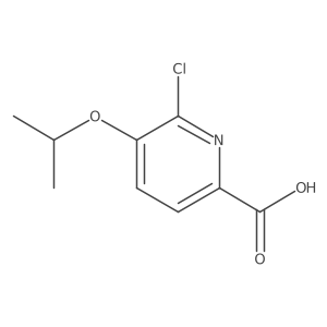 6-Chloro-5-isopropoxypicolinic acid结构式