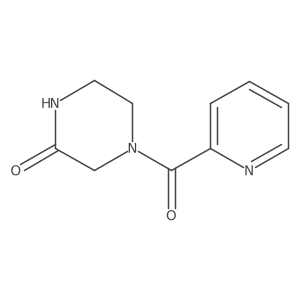 4-(Pyridine-2-carbonyl)piperazin-2-one结构式