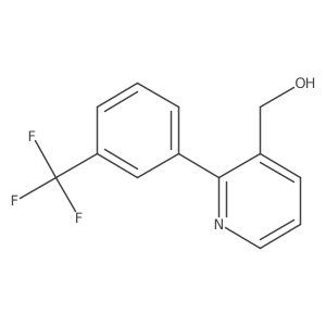 2-(3-(Trifluoromethyl)phenyl)pyridine-3-methanol Structure