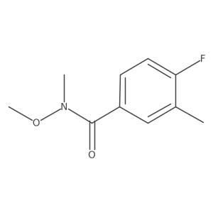 4-fluoro-N-methoxy-N,3-dimethylbenzamide结构式