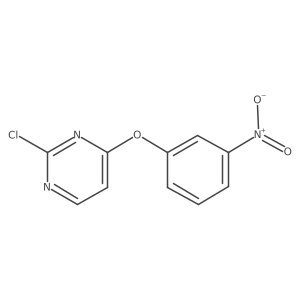 2-Chloro-4-(3-nitrophenoxy)pyrimidine结构式