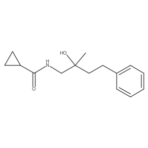 N-(2-hydroxy-2-methyl-4-phenylbutyl)cyclopropanecarboxamide Structure