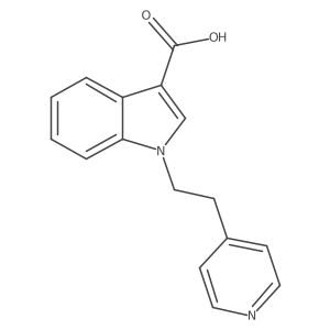 1-(2-Pyridin-4-ylethyl)indole-3-carboxylic acid Structure