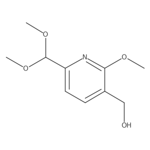 [6-(Dimethoxymethyl)-2-methoxypyridin-3-yl]methanol Structure