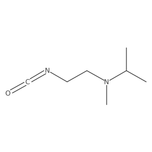 (2-Isocyanatoethyl)(methyl)(propan-2-yl)amine结构式