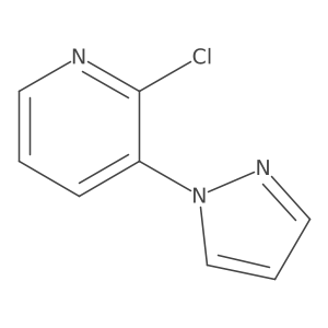 2-Chloro-3-(1H-pyrazol-1-yl)pyridine Structure