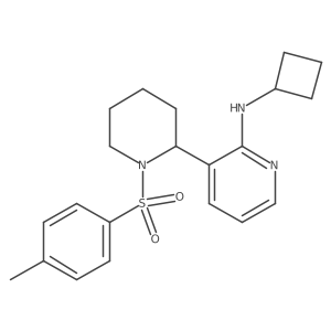 N-Cyclobutyl-3-(1-tosylpiperidin-2-yl)pyridin-2-amine Structure