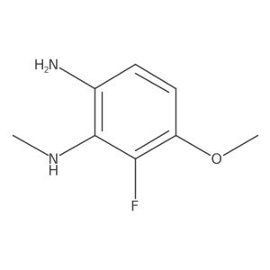 3-fluoro-4-methoxy-N2-methylbenzene-1,2-diamine Structure