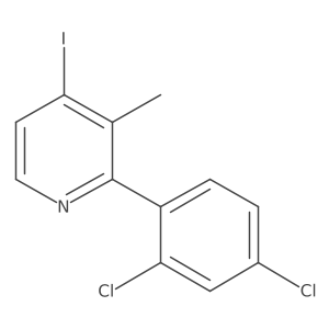 2-(2,4-Dichlorophenyl)-4-iodo-3-methylpyridine Structure