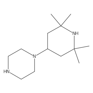 1-(2,2,6,6-Tetramethylpiperidin-4-yl)piperazine Structure