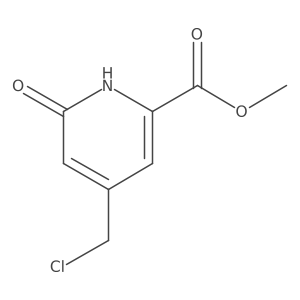 Methyl 4-(chloromethyl)-6-hydroxypyridine-2-carboxylate结构式