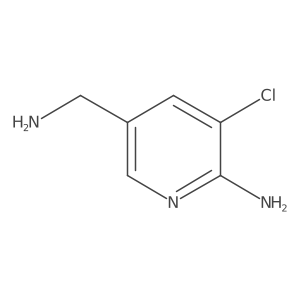 5-(Aminomethyl)-3-chloropyridin-2-amine Structure