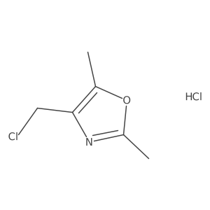 4-(Chloromethyl)-2,5-dimethyloxazole hydrochloride Structure