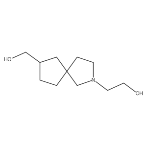 2-(7-(Hydroxymethyl)-2-azaspiro[4.4]nonan-2-yl)ethanol Structure
