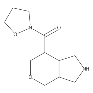 isoxazolidin-2-yl((3aR,7R,7aR)-octahydropyrano[3,4-c]pyrrol-7-yl)methanone结构式