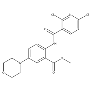 Methyl 2-(2,6-dichloropyridine-3-amido)-5-(morpholin-4-yl)benzoate Structure