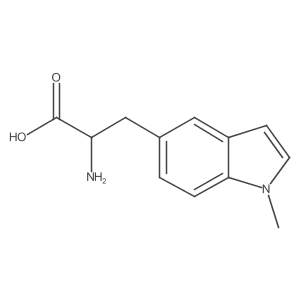 2-amino-3-(1-methyl-1H-indol-5-yl)propanoic acid结构式