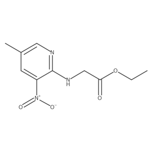ethyl N-(5-methyl-3-nitropyridin-2-yl)glycinate结构式