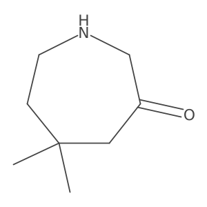 5,5-Dimethylazepan-3-one结构式