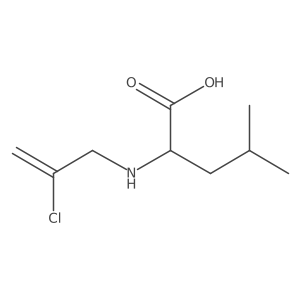 L-Leucine, N-(2-chloro-2-propen-1-yl)-结构式