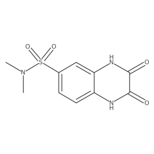 N,N-dimethyl-2,3-dioxo-1,2,3,4-tetrahydroquinoxaline-6-sulfonamide结构式