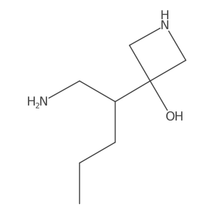 3-(1-Aminopentan-2-YL)azetidin-3-OL Structure