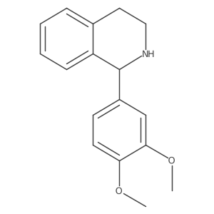 1,2-Dimethoxy-4-(1,2,3,4-tetrahydroisoquinolyl)benzene结构式
