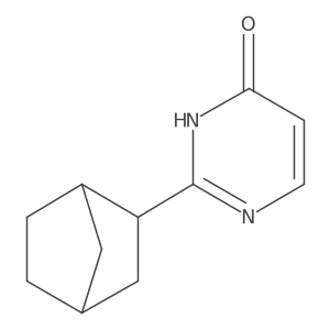 2-{Bicyclo[2.2.1]heptan-2-yl}-3,4-dihydropyrimidin-4-one结构式