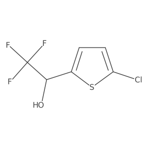 (1S)-1-(5-chlorothiophen-2-yl)-2,2,2-trifluoroethan-1-ol Structure