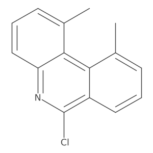 6-Chloro-1,10-dimethylphenanthridine结构式