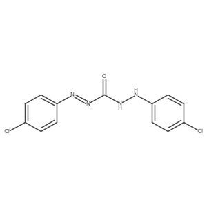 2-(4-Chlorophenyl)diazenecarboxylic acid 2-(4-chlorophenyl)hydrazide Structure