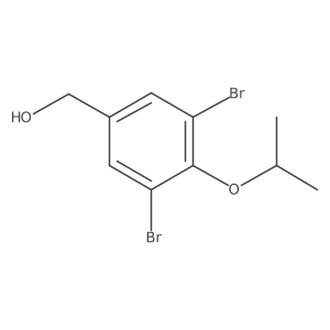 [3,5-Dibromo-4-(propan-2-yloxy)phenyl]methanol Structure